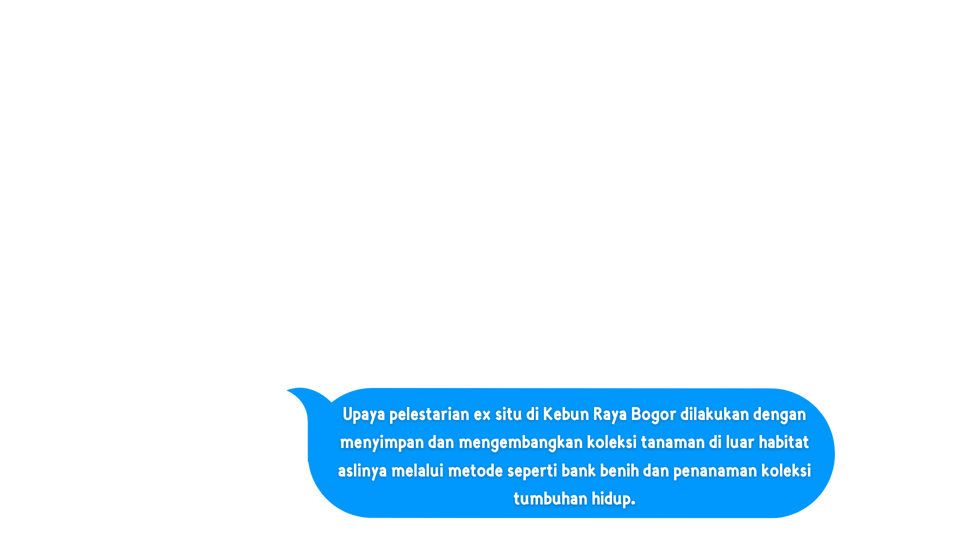 Teks: Upaya pelestarian ex-situ...